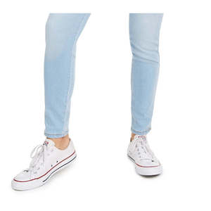 Jeans Skinny a Vita Alta Rosa da Donna Celebrity in Denim Traspirante Taglia 3, Elemento di Moda Semplice per Donne Curvy - Product Image 3