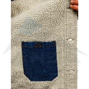 Veste en jean à manches longues de qualité pour hommes Vestes respirantes grande taille en gros - Product Image 6