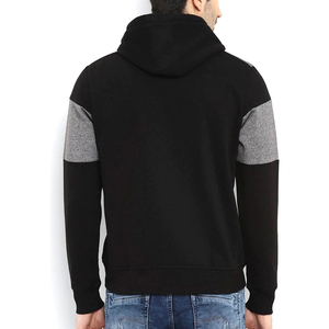 2024 nueva llegada último diseño térmico hombres cremallera sudaderas con capucha nueva venta al por mayor hombres cómodo lavado ropa teñida sudaderas con capucha para hombres - Product Image 3