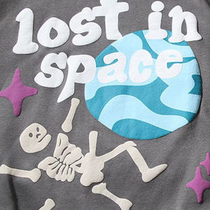 100% coton surdimensionné hiver polaire lourd pour bouffée impression surdimensionné sweats à capuche anti-rétrécissement conception solide motif Logo personnalisé - Product Image 3