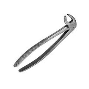 Kit chirurgical manuel, pinces d'extraction, modèle anglais # 1021 Figure # Molaire inférieure droite n°23 pour usage hospitalier - Product Image 3