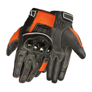 Guantes de Motociclismo de Cuero Genuino con Tecnología Transpirable Personalizada de Buena Calidad 2024, Servicio OEM - Product Image 2