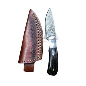 Damascus Steel Made <b>Hand</b> <b>Tools</b> Mini Handmade Skinner Knives Solid Color Custom Logo Mini Handmade Skinner Knives - Product Image 1