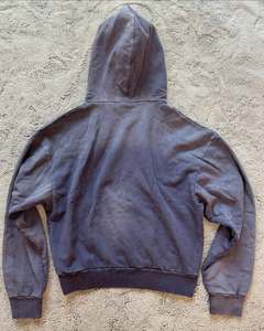 เสื้อฮู้ดผ้าคอตตอน100% สำหรับผู้ชายเสื้อมีฮู้ดผ้าคอตตอนโอเวอร์ไซส์ดีไซน์โลโก้ออกแบบได้ตามต้องการ - Product Image 4
