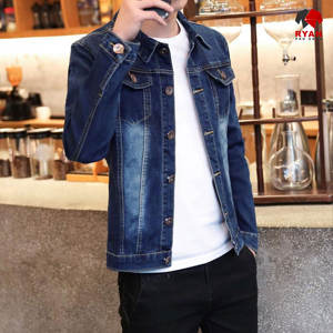 แจ็คเก็ตยีนส์ผู้ชาย Ryan Pro Gear แบบสั่งทำพิเศษ สวมใส่สบาย ปิดด้วยกระดุม  โลโก้สั่งทำได้  สไตล์เรียบง่าย  ODM สำหรับใส่ลำลองในฤดูหนาว - Product Image 2