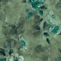 Tela de Poliéster Koshibo Chiffon con Diferentes Tipos de Estampados Florales, Impresión Digital para Bodas y Fiestas, Tela para Diseñadores de Tops