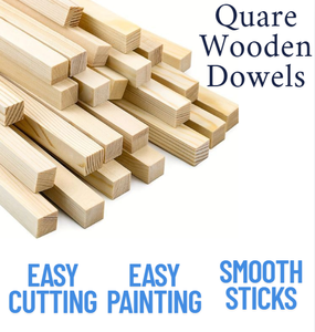 Direct OEM From Vietnam Premium Solid Wood Crafts Smooth Square Sticks for Millwork Wooden Boxes & Wall Signs - Product Image 5