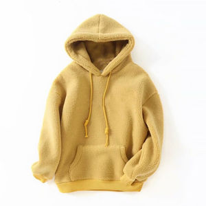 Wholesale Polyester/Cotton Men's <b>Sherpa</b> Fleece Hoodie Eco-Friendly Best <b>Fabric</b> for Autumn Fully Customizable Plain Dyed Made - Product Image 3
