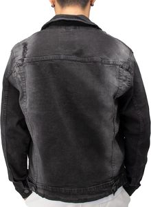 แจ็คเก็ตยีนส์ผู้ชายสไตล์วินเทจคุณภาพสูงสุดฮิต ดีไซน์สโตนวอช ระบายอากาศได้ดี ผลิตตามสั่ง ขายส่งสำหรับฤดูหนาว - Product Image 3