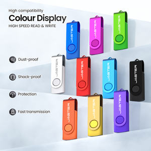 แฟลชไดรฟ์ USB แบบหมุนได้ สลักโลโก้ฟรี ความจุ 4GB 8GB 16GB 32GB 64GB 128GB พร้อมสลักโลโก้ฟรี - Product Image 3