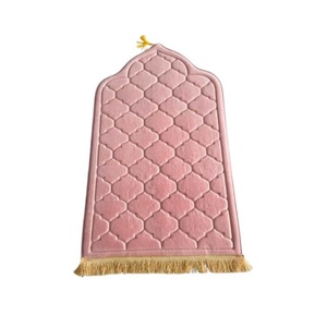 厚舒适的穆斯林祈祷垫伊斯兰地毯<span class=keywords><strong>Janamaz</strong></span> sajadah Namaz secade - Product Image 3