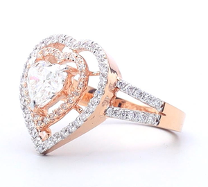 Pour Gia Igi certifié CVD HPHT diamants cultivés en laboratoire 14k/18k or massif/or jaune bagues de fiançailles pour les femmes - Product Image 2