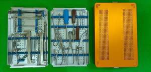 Ensemble d'instruments orthopédiques pour grands fragments, étui graphique, extracteur modulaire de composants fémoraux et de la hanche, acier inoxydable, manuel et motorisé - Product Image 6