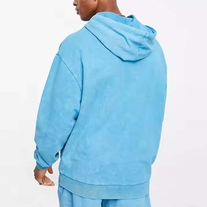 เสื้อฮู้ดสวมหัวโอเวอร์ไซส์สำหรับผู้ชายมีลายพิมพ์โลโก้แบบกำหนดเอง - Product Image 2