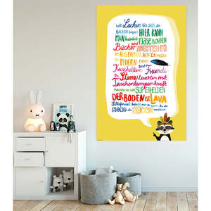Nursery Rules <b>Poster</b> 170g Paper Printed Plaque - Product Image 2