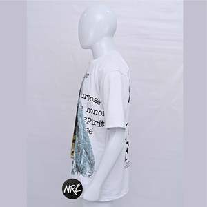 T-shirt vintage surdimensionné personnalisé pour hommes, grande taille, en molleton 100 % coton épais, imprimé avec votre design et logo, style hip-hop - Product Image 5