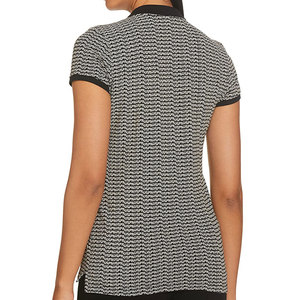 Algodón de media manga para mujer para Polo Logotipo estampado personalizado Longitud corta Tamaño regular Tejido de punto transpirable Estilo informal - Product Image 6