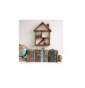 Meilleure vente d'étagères murales en bois, décor monté en triangle, meilleur 3 pièces et design moderne, décoration murale intérieure en bois - Product Image 2