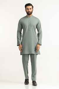 Conjunto de Shalwar Kameez de Poliéster/Algodón al por Mayor de Fábrica, el Más Vendido, Estilo Tradicional Musulmán para Hombre, Talla Grande - Product Image 5