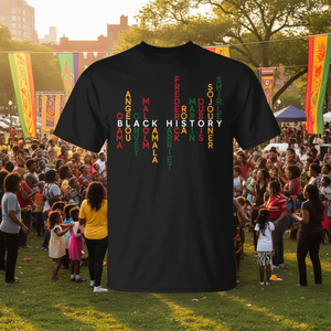 T-shirt Black History Month Leaders, girocollo unisex, manica corta, abbigliamento promozionale per adulti - Product Image 3