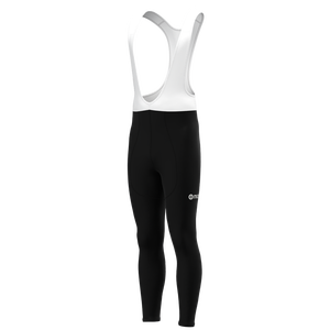 Pantalon de cyclisme pour homme, noir uni, grande taille, sans couture, réversible - Product Image 1
