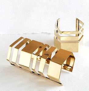 Global brass <b>kada</b> Handmade Brass Wide Cuff Bracelet for Women Stylish Bracelet for Wholesale From India - Product Image 2