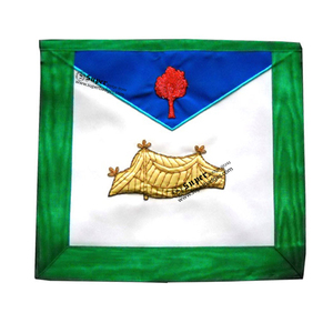 Vente chaude de haute qualité maçonnique Regalia provincial robe complète tablier tissu brodé avec décoration en dentelle prix bas - Product Image 6