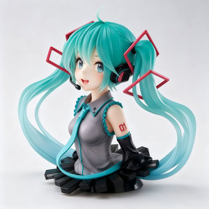 Hatsune <strong>Miku</strong> Bust Anime Figure Model <strong>Statue</strong>, Trendy Scene Decor, Collectible Ornament Gift for Anime Fans - Product Image 2