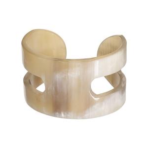 El más vendido para mujeres y niñas, recién llegado, brazalete de cuerno de búfalo, diseño recortado hecho a mano natural, Pulseras de Moda, brazaletes pulidos - Product Image 6