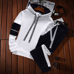 Conjunto de Sudadera con Capucha de Invierno para Hombre, Chándal Informal, Sudadera con Capucha y Pantalones Deportivos, Conjunto de 2 Piezas, Sudadera con Capucha Masculina, Ropa de Moda Urbana - Product Image 3