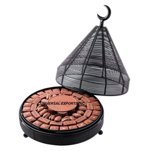 Plateau à chocolat en fil de fer fini or Plateau à chocolat fait main d'excellente qualité Nouveau plateau à chocolat le plus vendu - Product Image 2