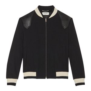 Veste universitaire unisexe en laine mélangée de haute qualité Saleh Enterprises, broderie de logo personnalisée, streetwear, fourniture OEM ODM, imperméable - Product Image 2