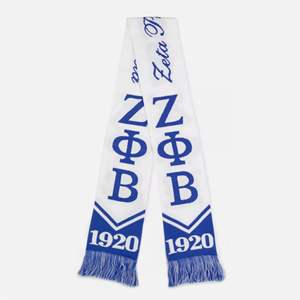 Écharpe d'organisation sportive de football personnalisée pour sororité, esprit d'équipe, lettres grecques personnalisées, vêtements de supporter, vêtements de sport chauds d'hiver, vente en gros - Product Image 2