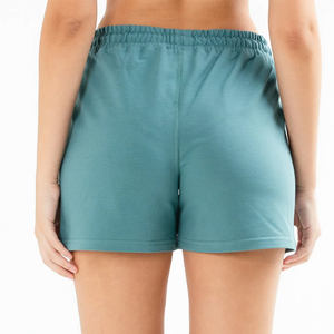 Pantalones cortos informales para mujer 100% algodón Fleece Sweat Jogger Shorts para correr Entrenamiento y gimnasio Precios al por mayor asequibles - Product Image 6