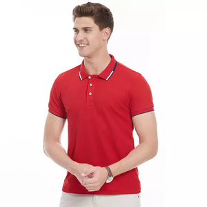 Polos para hombre de manga corta con botones en la parte delantera larga de algodón de verano transpirable liso cuello redondo gimnasio Polo cuello camisas en blanco personalizado - Product Image 3