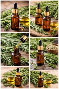 Huile essentielle de romarin pure et naturelle, distillée à la vapeur, qualité thérapeutique, pour l'aromathérapie, les soins capillaires, la peau et les massages - Product Image 2