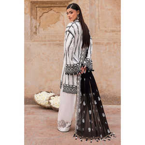 Traje de 3 piezas para mujer con estampado de laca, dupatta bordada con estampado de laca y pantalón estampado DN-62025 - Product Image 6