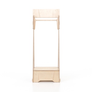 Italian eco friendly prodotti 2024 in legno sottile guardaroba appeso organizer storage custom stand per negozio - Product Image 4