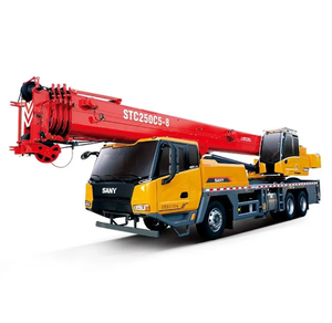 Grúa de camión hidráulica usada autorizada SANY de la mejor marca STC250T5 grúa móvil de 25 toneladas con altura de elevación de 41m - Product Image 1