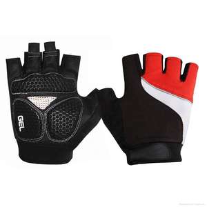 Guantes de ciclismo personalizados de fábrica Guantes de Ciclismo de medio dedo transpirables a prueba de golpes de nailon para ciclismo - Product Image 3