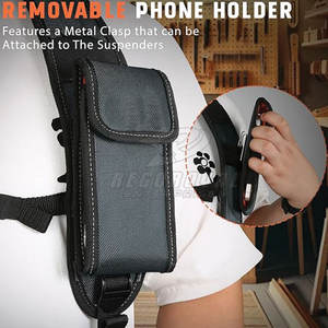 Custom Logo Men <b>Suspenders</b> OEM ODM with Adjustable Straps <b>Suspenders</b> Made Spandex / Polyester - Product Image 3