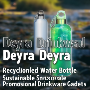 Deyra Bottiglia d'Acqua Riciclata, Gadget Promozionale Sostenibile per Bevande - Product Image 3