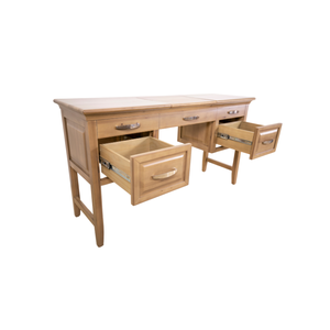 ADELA, tocador de madera moderno para maquillaje, muebles de dormitorio de madera maciza con fabricante de Vietnam, precio bajo para uso en apartamentos - Product Image 1