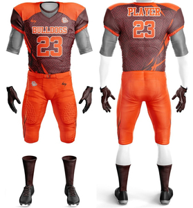 2025 Venta caliente sublimación uniforme de fútbol americano nombres de equipos personalizados y números uniforme transpirable - Product Image 2