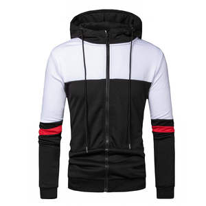 Sweat-shirts pour hommes élégants faits main avec fermeture éclair, décontractés pour l'hiver, en promotion, col montant, motif uni, en polaire, personnalisables - Product Image 3