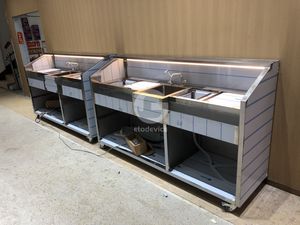 Estación de coctelería móvil de acero inoxidable para food truck, estación de bar móvil para fiestas. - Product Image 2