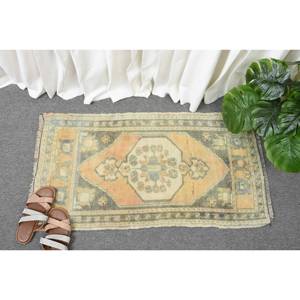 Tapis Vintage en Laine Turque de 17X32 pieds, Patchwork Beige et Bleu, Armure Plate, Support en Latex pour Décorations de Salon - Product Image 4