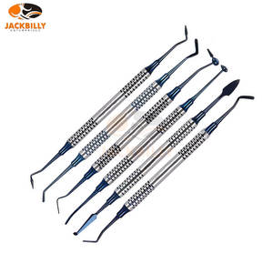 Jackbilly ชุดเครื่องมือกรอกข้อมูลคอมโพสิตทันตกรรม6ชิ้น, เครื่องมือเหล็กแบบใช้มือด้ามจับกลวงออกแบบมาสำหรับ - Product Image 5