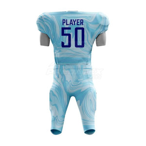 Meilleur uniforme de football américain en tissu pour hommes, ensemble de combat pour adultes, manches courtes, respirant, couleurs personnalisées, logo, haute qualité - Product Image 2