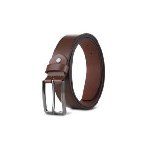 Cinturón de cuero genuino Premium 100% para hombre de todos los días, accesorio de estilo informal atemporal, hebilla de aleación duradera, calidad confiable - Product Image 1